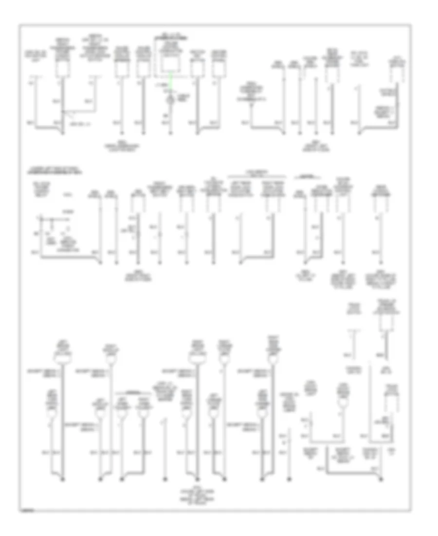 Ground Distribution Wiring Diagram Except Hybrid 3 of 3 for Honda Civic DX 2007