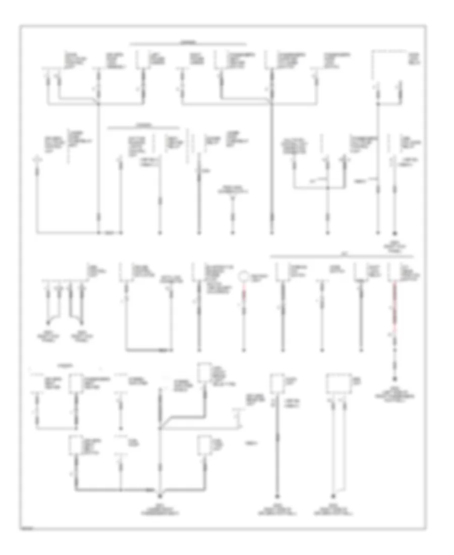 Ground Distribution Wiring Diagram (3 of 4) for Honda Prelude 1997