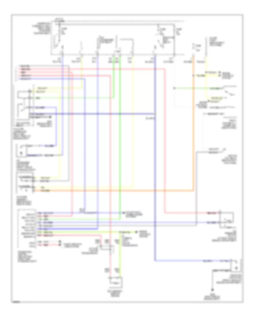 Automatic A C Wiring Diagram 3 of 3 for Honda Pilot EX 2008