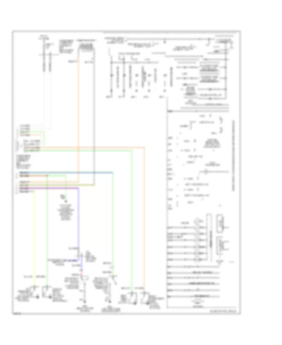 Instrument Cluster Wiring Diagram (2 of 2) for Honda Pilot EX 2008