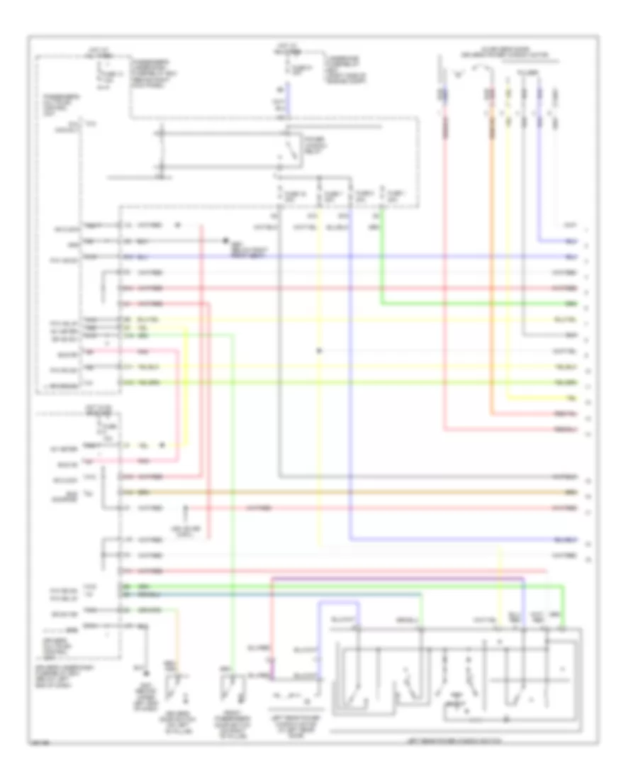 Power Windows Wiring Diagram 1 of 2 for Honda Pilot EX 2008