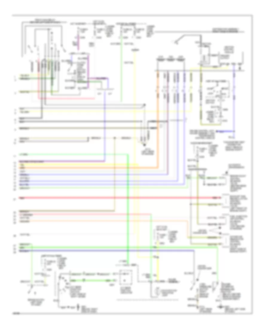 2.2L, Engine Performance Wiring Diagrams (2 of 2) for Honda Accord LX 1994
