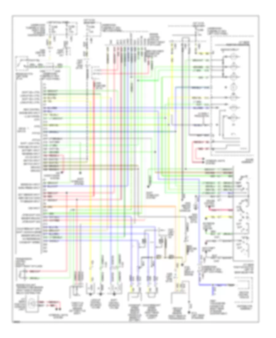 Transmission Wiring Diagram for Honda Accord LX 1994