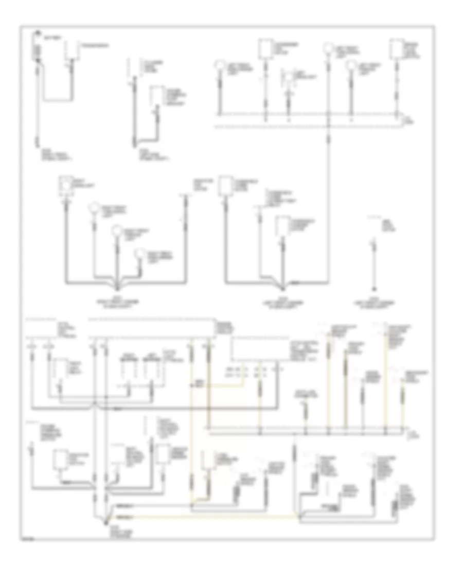 Ground Distribution Wiring Diagram 1 of 4 for Honda Prelude Type SH 1997