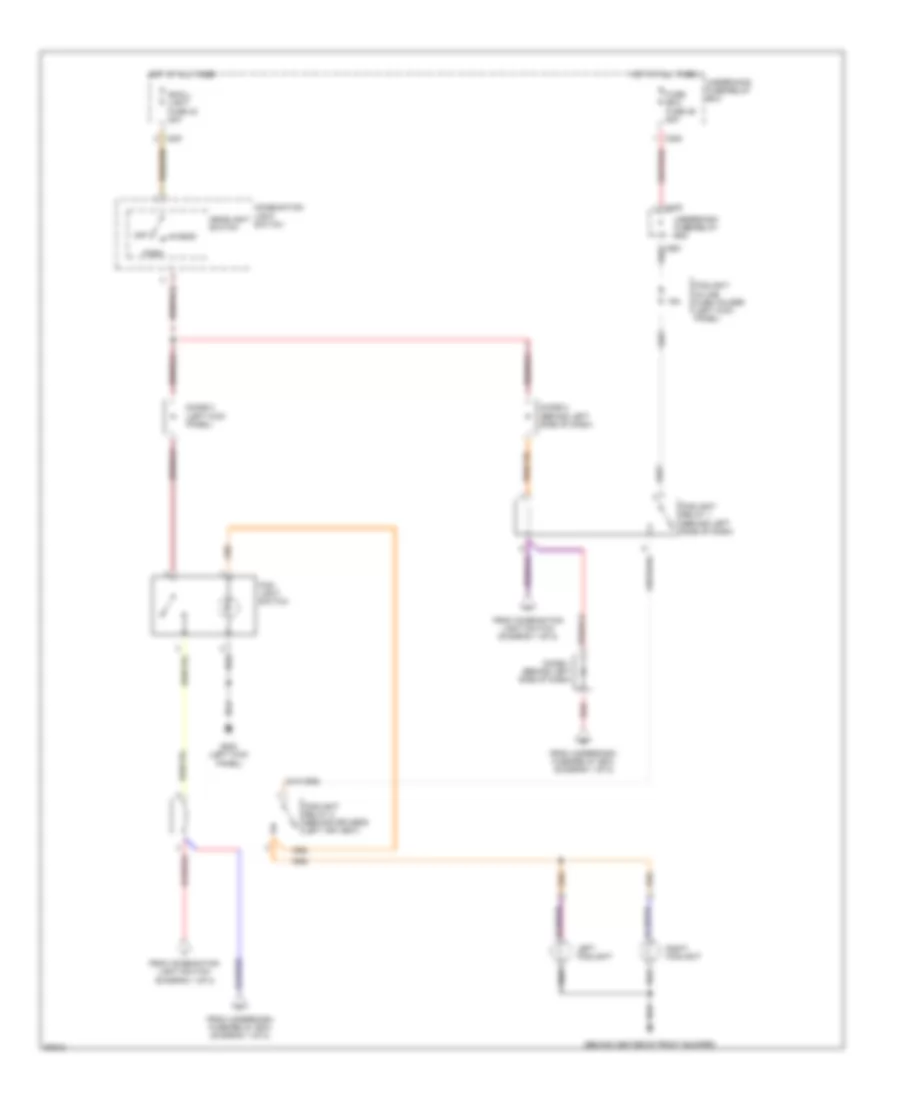 Headlight Wiring Diagram with DRL 2 of 2 for Honda Prelude Type SH 1997
