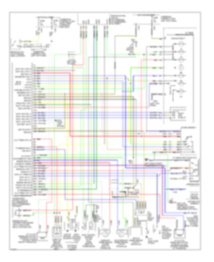 A T Wiring Diagram for Honda Prelude Type SH 1997