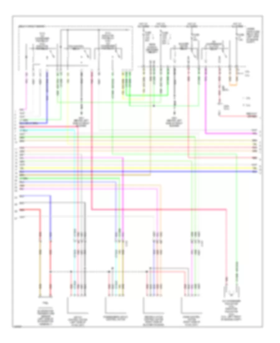 Automatic AC Wiring Diagram, Except Hybrid (2 of 3) for Honda Accord Plug-In 2014
