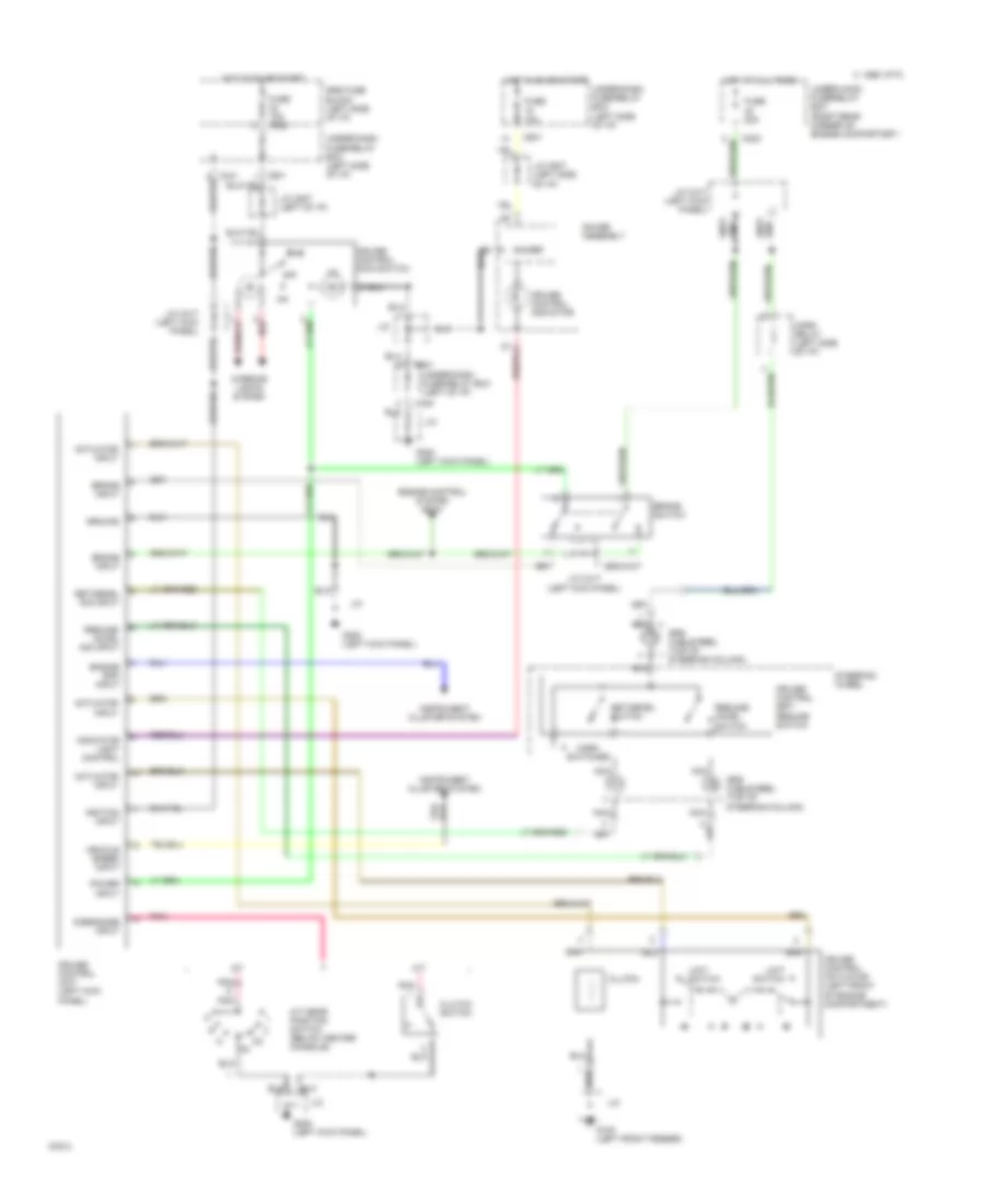 Cruise Control Wiring Diagram for Honda Civic CX 1994