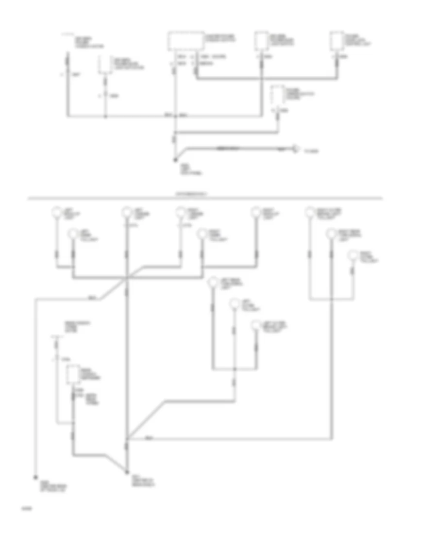 Ground Distribution Wiring Diagram 3 of 4 for Honda Civic CX 1994