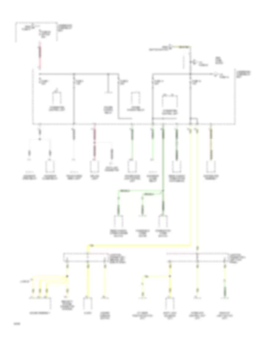 Power Distribution Wiring Diagram 3 of 4 for Honda Civic CX 1994