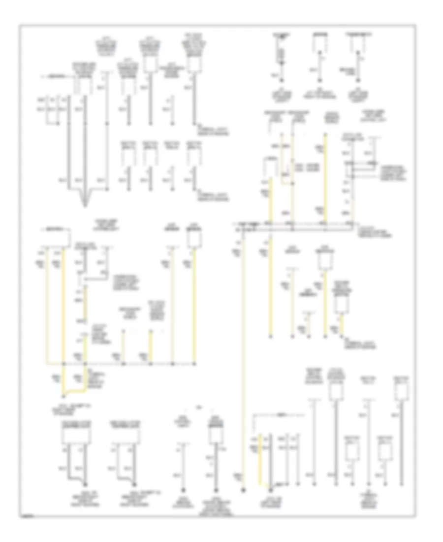 Ground Distribution Wiring Diagram Except Hybrid 1 of 3 for Honda Civic EX 2007