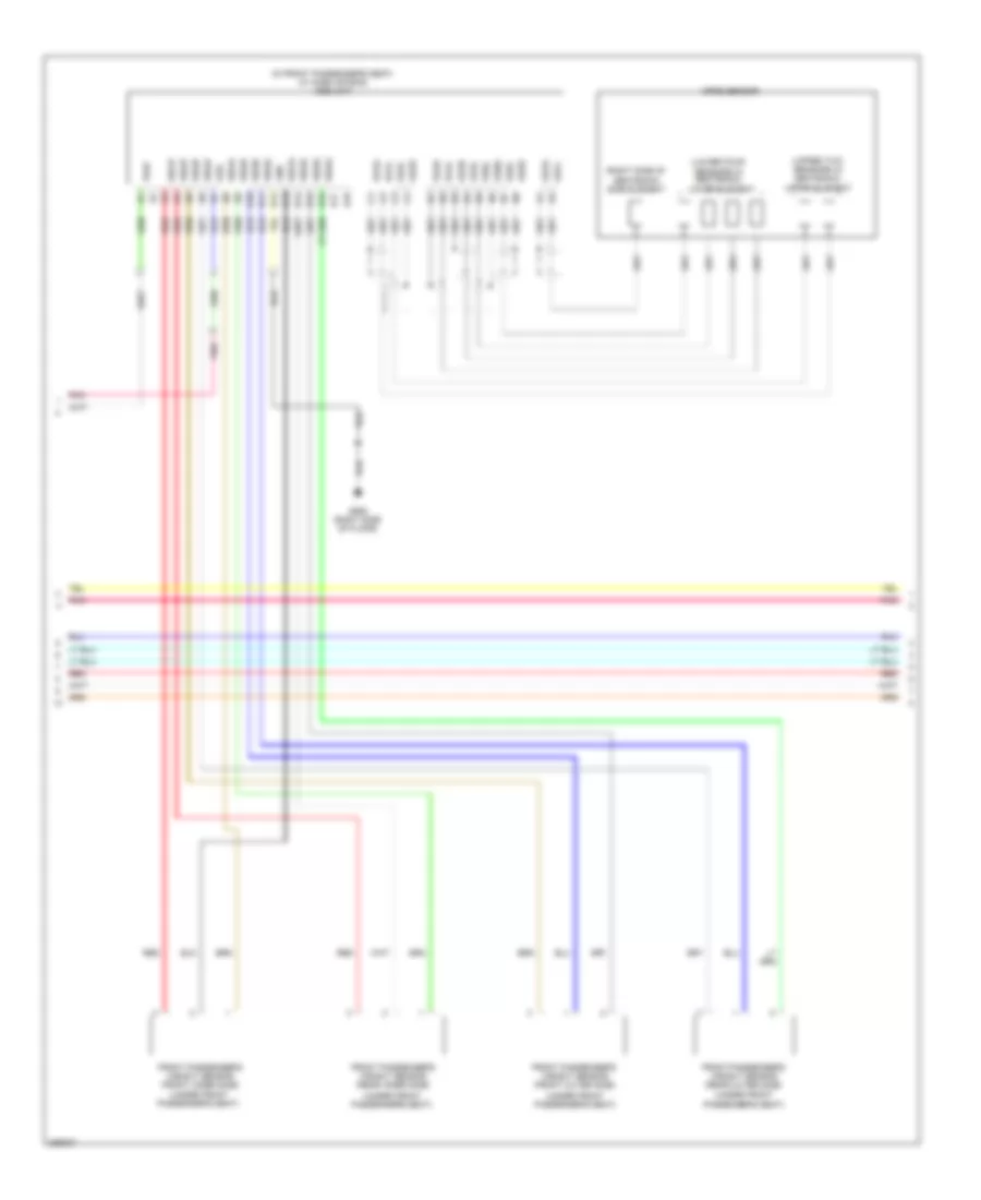Supplemental Restraints Wiring Diagram (3 of 4) for Honda CR-V LX 2010
