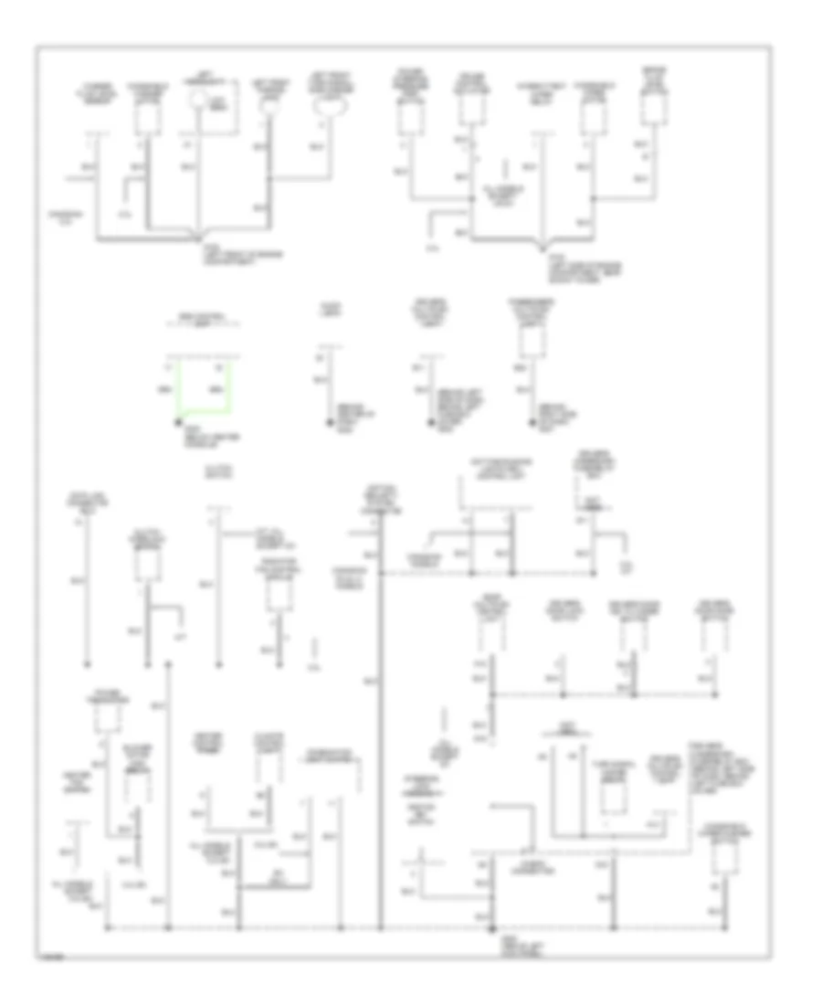 Ground Distribution Wiring Diagram 3 of 6 for Honda Accord DX 1998