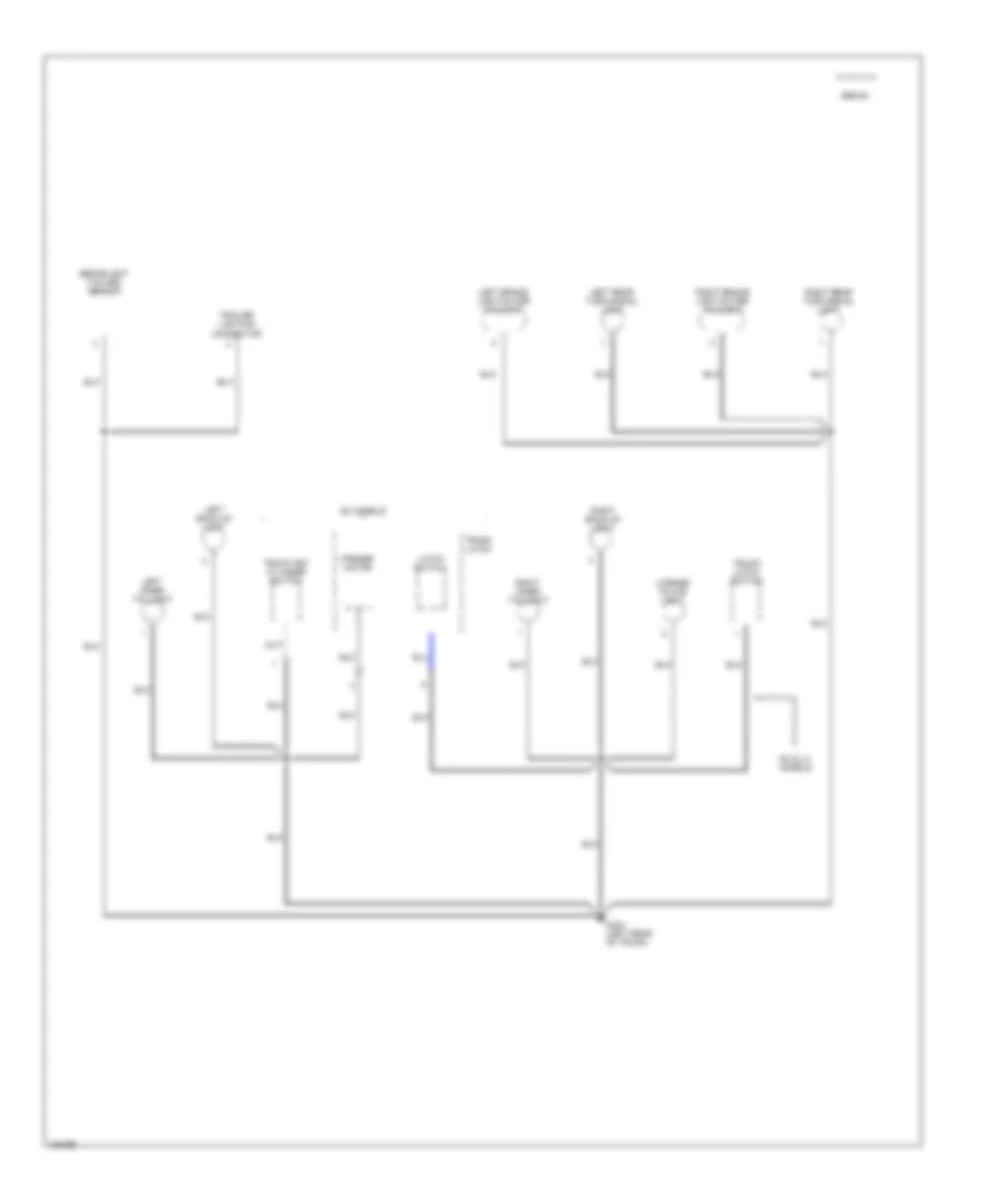 Ground Distribution Wiring Diagram 6 of 6 for Honda Accord DX 1998