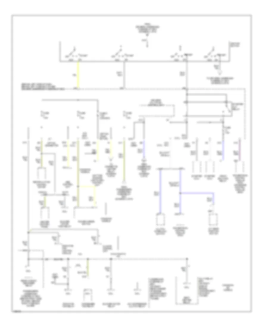 Power Distribution Wiring Diagram 4 of 6 for Honda Accord DX 1998