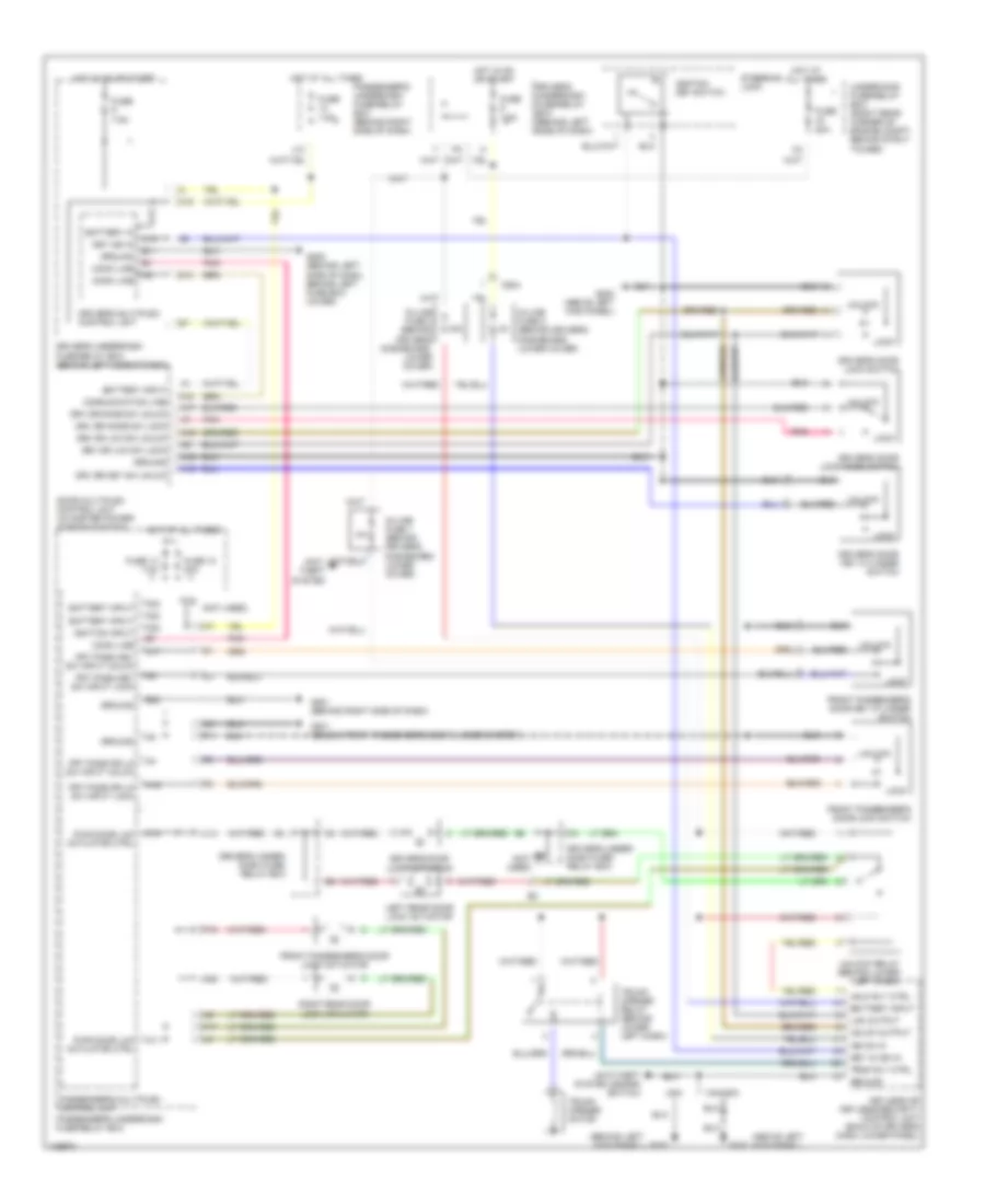 Power Door Lock Wiring Diagram LX with Keyless Entry for Honda Accord DX 1998