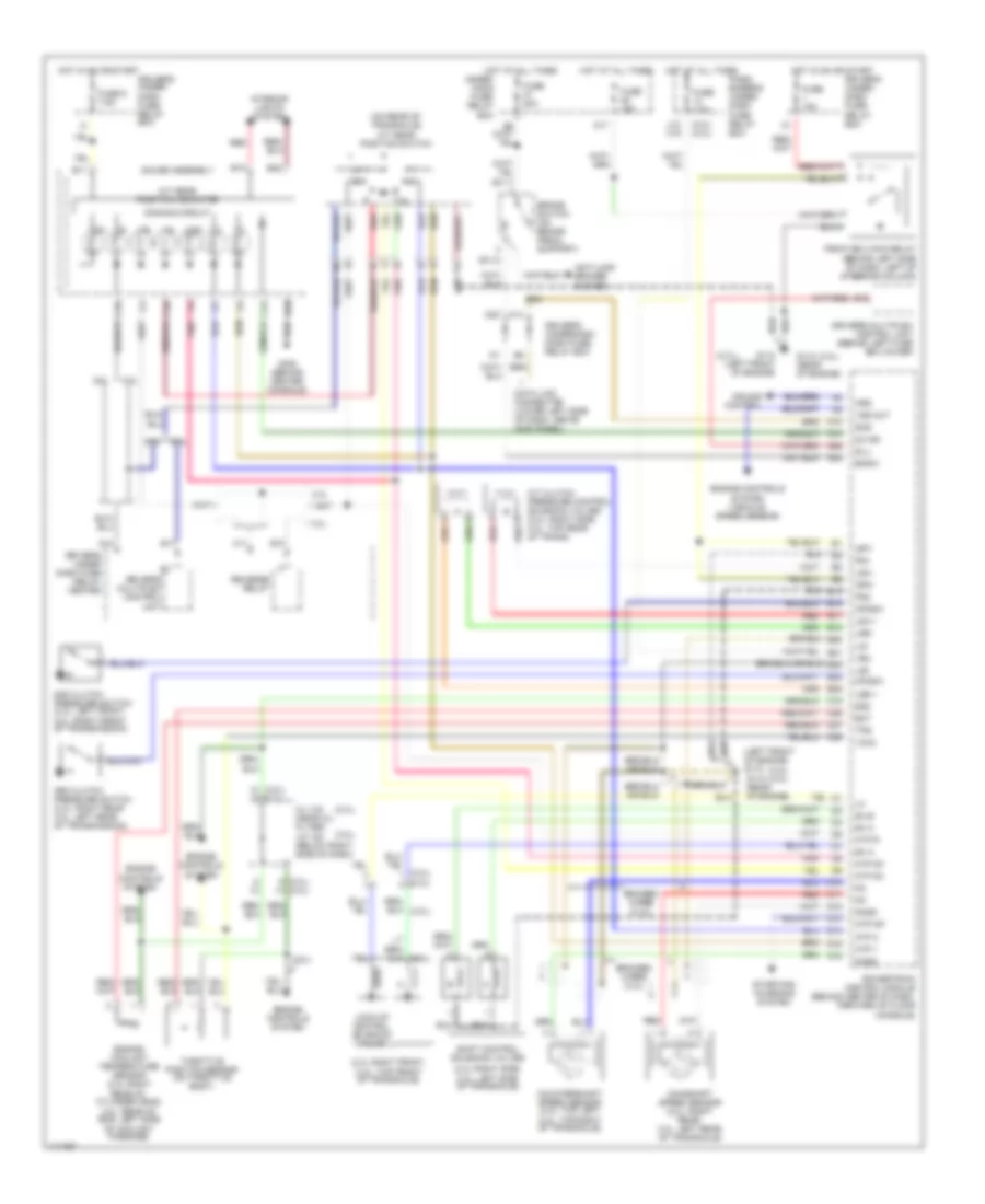 A T Wiring Diagram for Honda Accord DX 1998