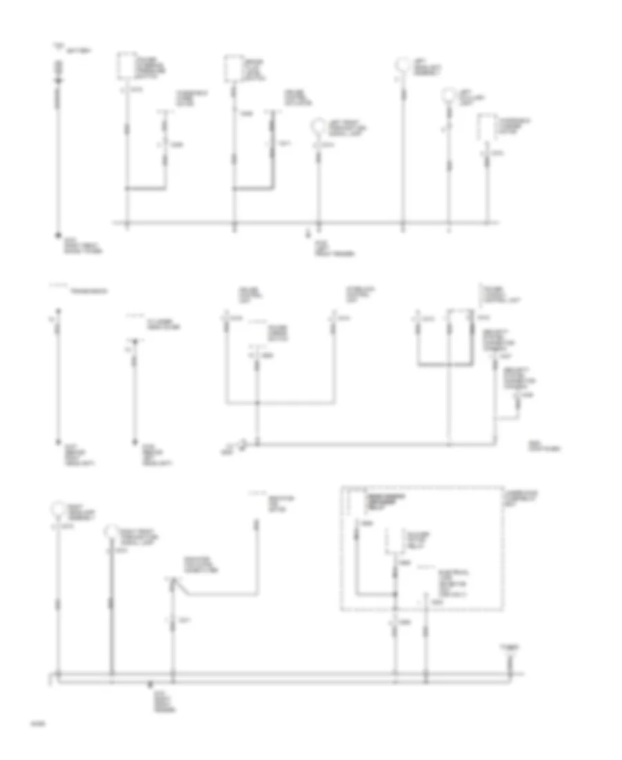 Ground Distribution Wiring Diagram 1 of 3 for Honda Civic del Sol S 1994
