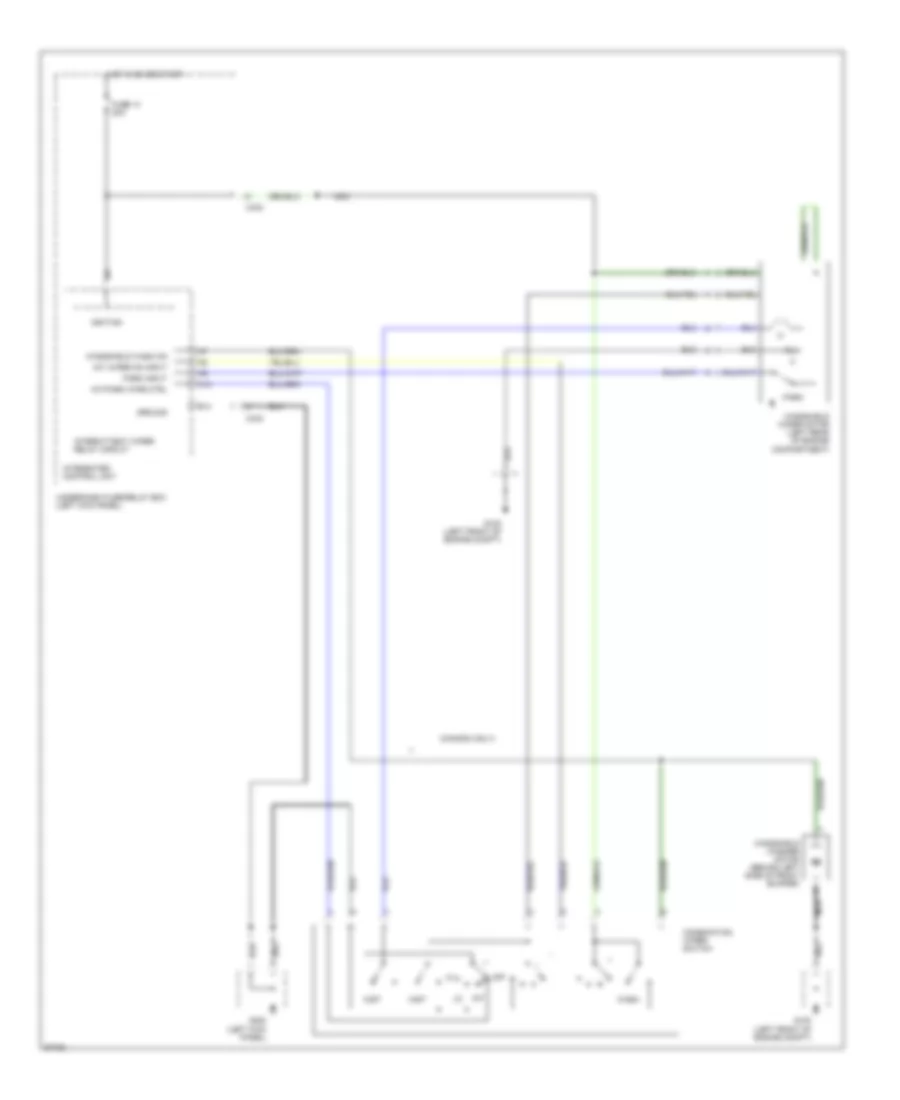 Электросхема стеклоочистителя, дворников и омывателя для Honda Civic del Sol S 1994