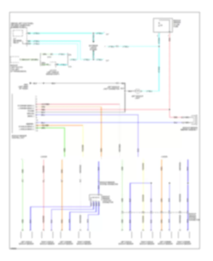 Parking Assistant Wiring Diagram for Honda Accord LX 2012