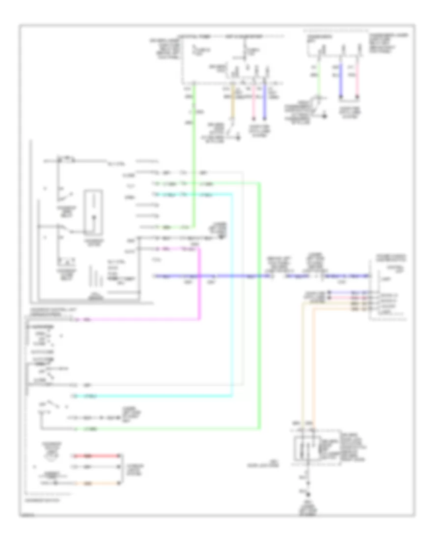 Power TopSunroof Wiring Diagram for Honda Accord LX 2012