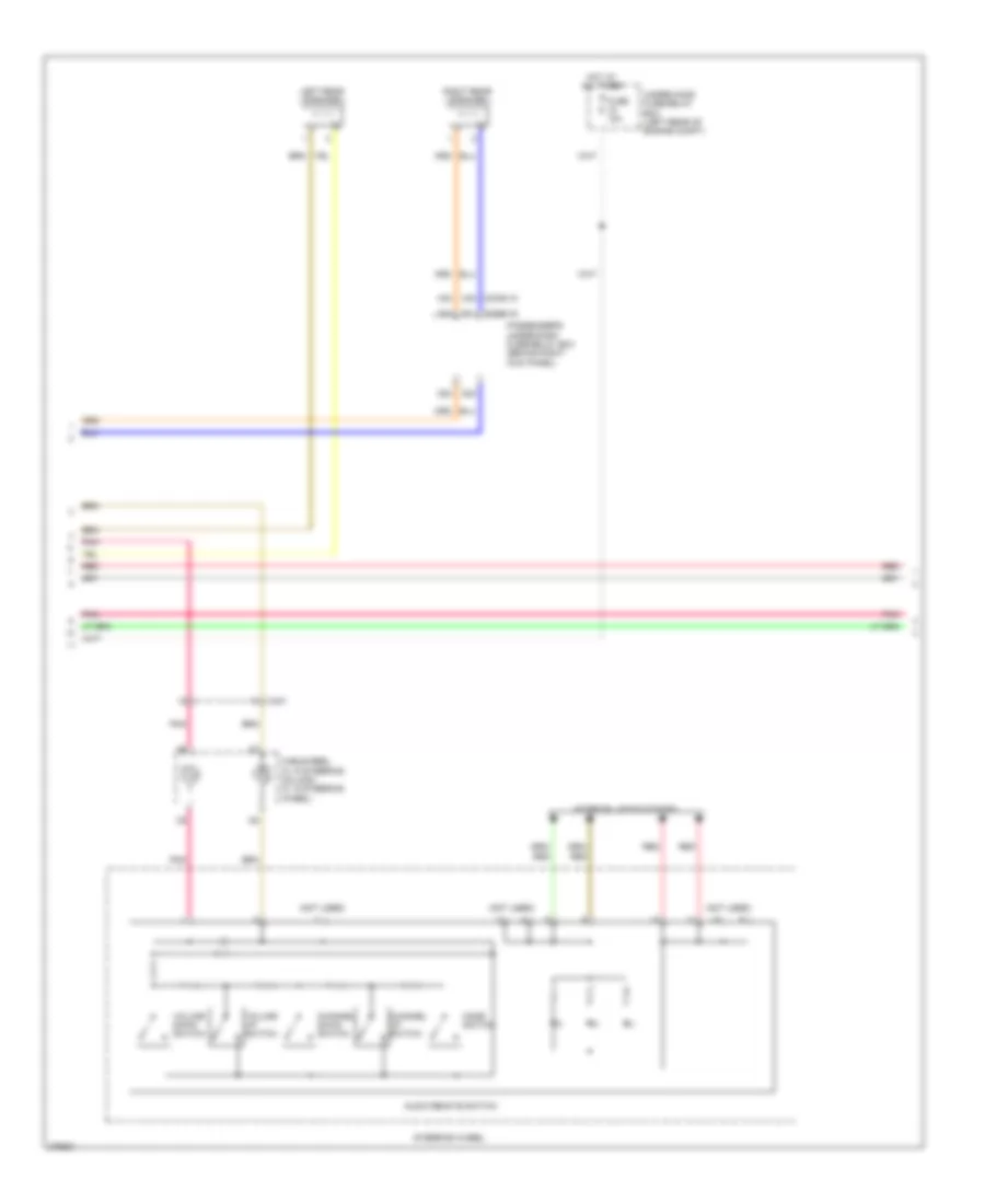 Base Radio Wiring Diagram (2 of 3) for Honda Accord LX 2012