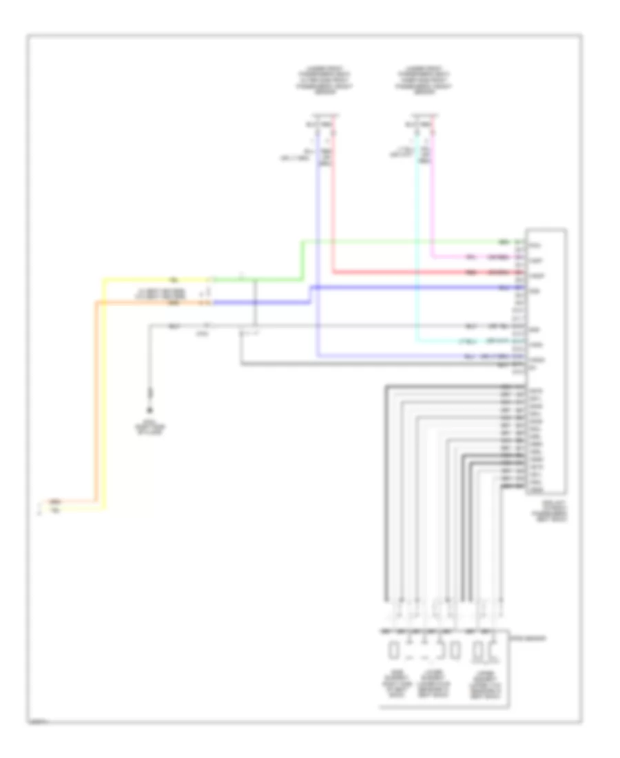 Supplemental Restraints Wiring Diagram 2 Door 3 of 3 for Honda Accord LX 2012