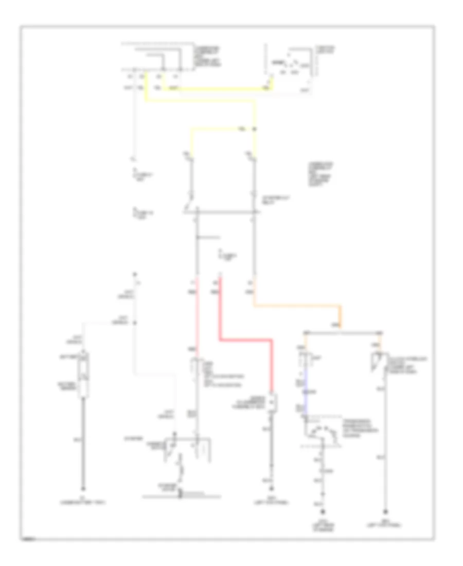 Starting Wiring Diagram, Except Hybrid for Honda Civic LX 2013