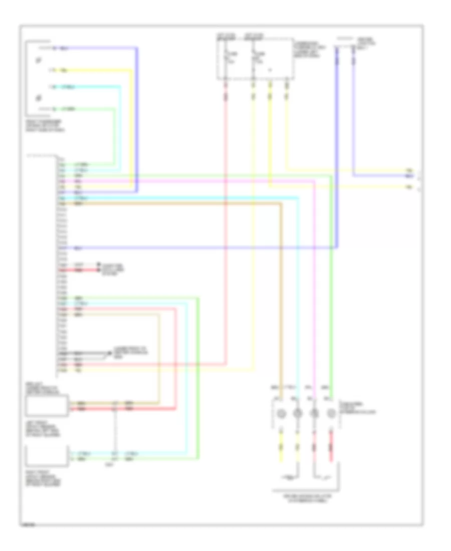 Supplemental Restraints Wiring Diagram, Hybrid (1 of 4) for Honda Civic LX 2013