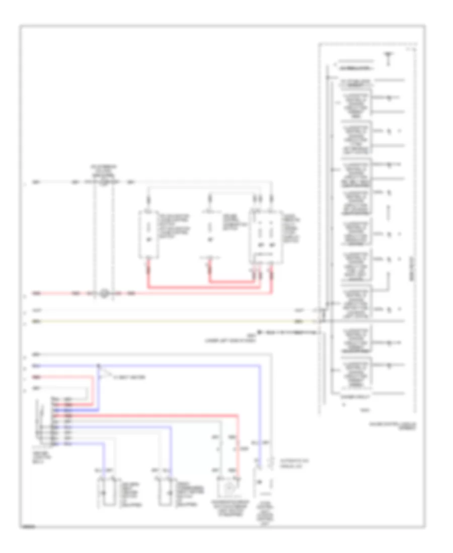 Instrument Illumination Wiring Diagram, Except Hybrid (3 of 3) for Honda Civic LX 2013