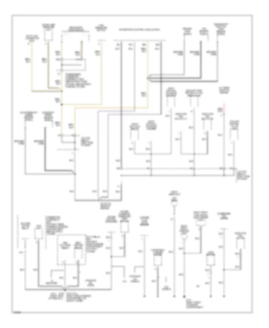 Ground Distribution Wiring Diagram 2 of 6 for Honda Accord EX 1998