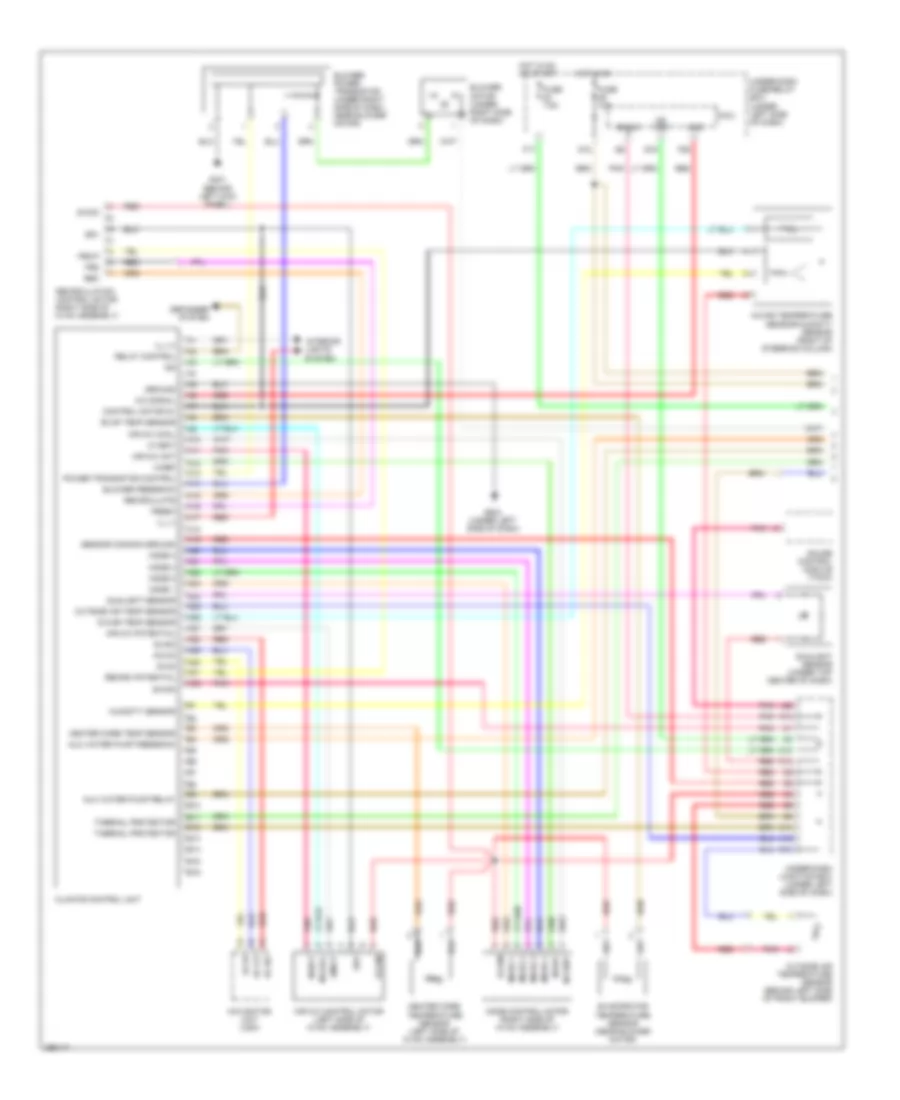 Automatic AC Wiring Diagram, Hybrid (1 of 2) for Honda Civic GX 2007