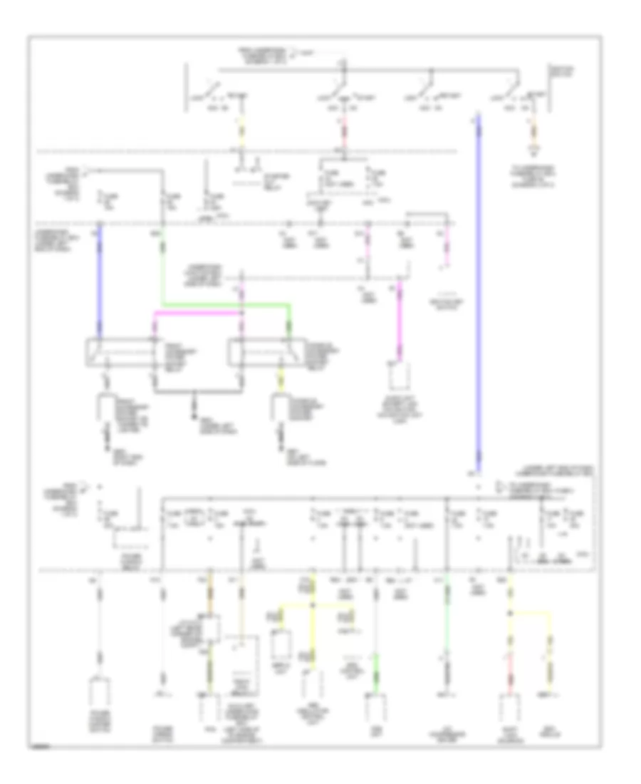 Power Distribution Wiring Diagram, Hybrid (2 of 3) for Honda Civic GX 2007