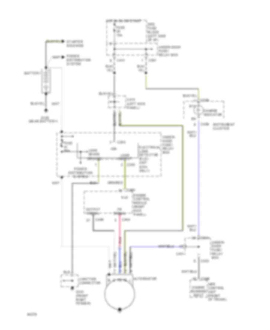 Charging Wiring Diagram for Honda Civic del Sol Si 1994