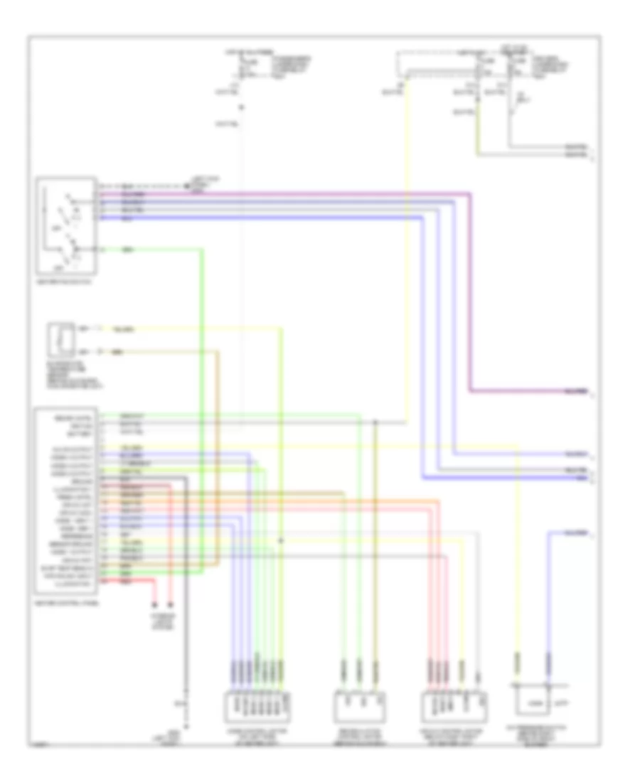 AC Wiring Diagram, Manual AC (1 of 2) for Honda Accord LX 1998