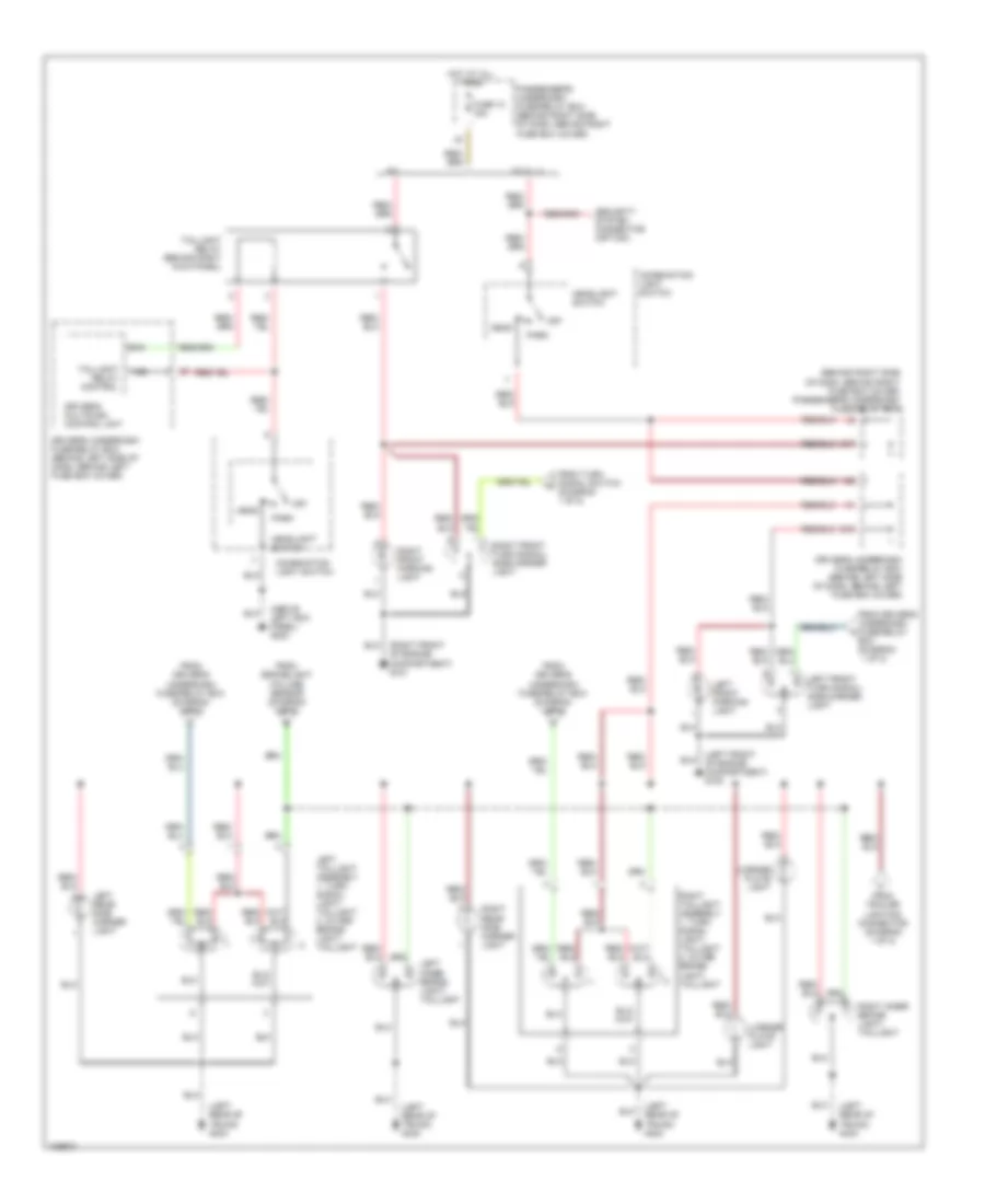 Exterior Lamps Wiring Diagram Coupe 2 of 2 for Honda Accord LX 1998