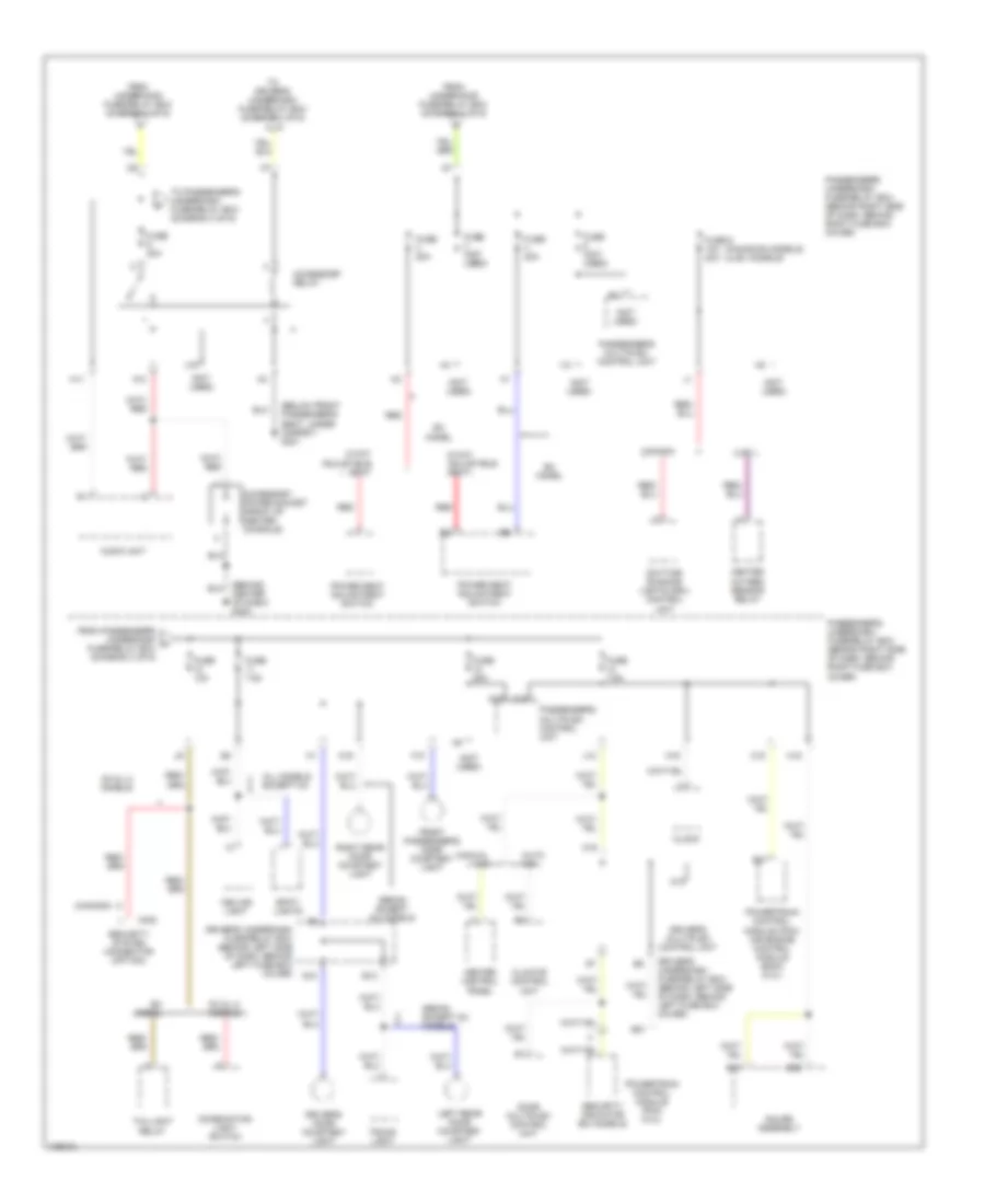 Power Distribution Wiring Diagram (3 of 6) for Honda Accord LX 1998