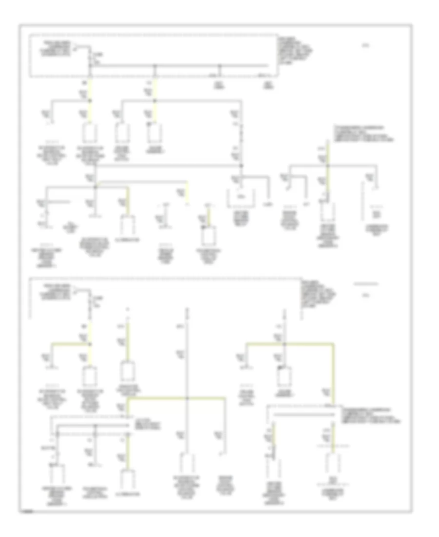 Power Distribution Wiring Diagram (6 of 6) for Honda Accord LX 1998