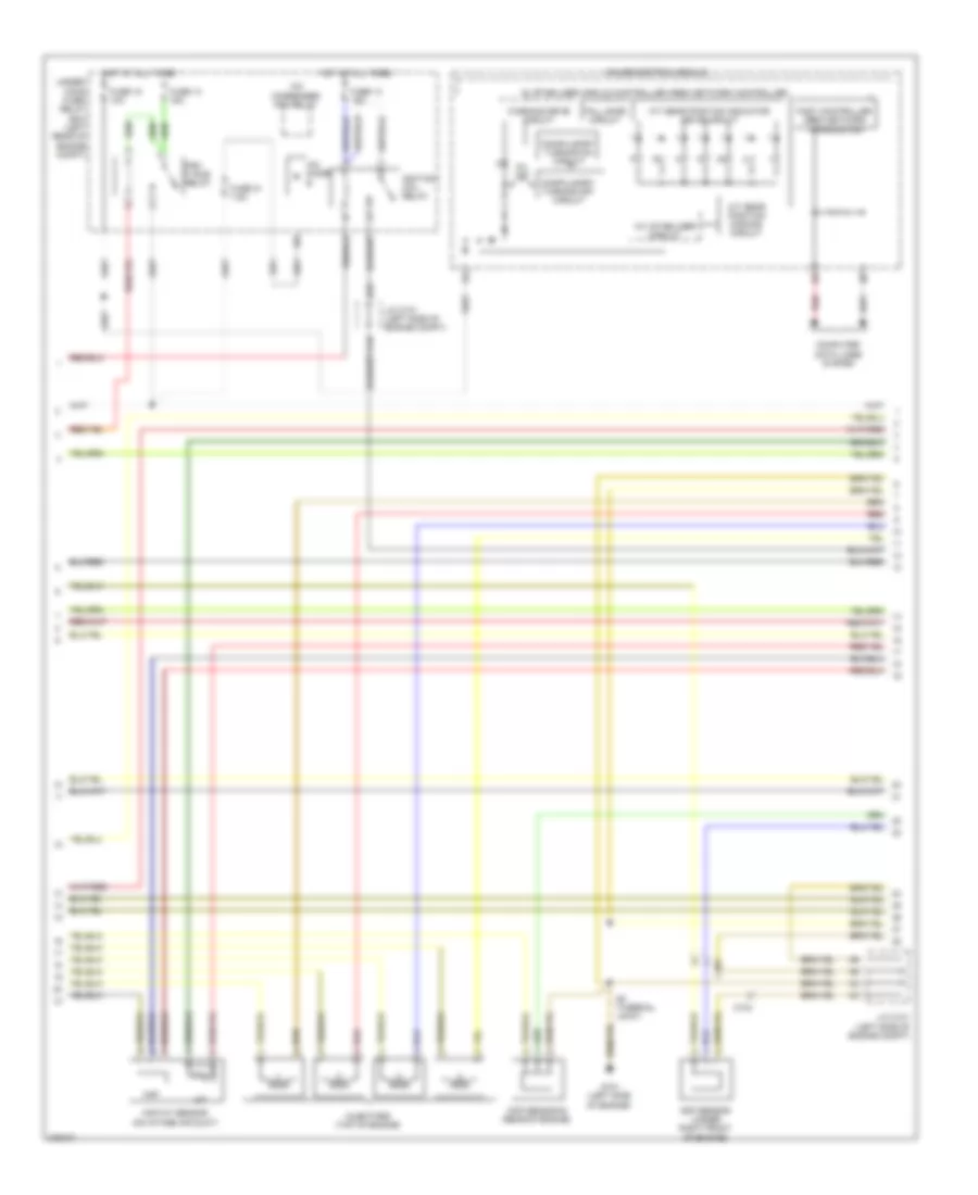 2.4L, Engine Performance Wiring Diagram (3 of 5) for Honda Accord SE 2012