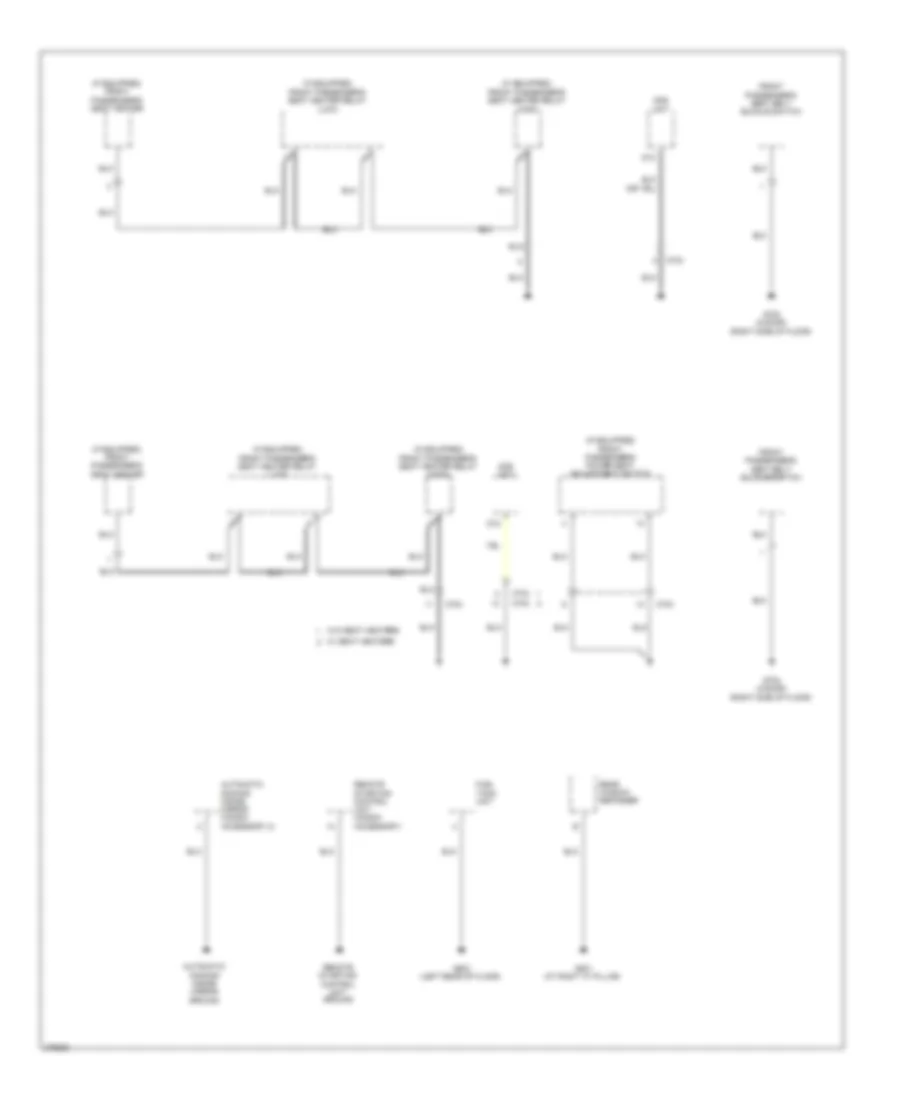 Ground Distribution Wiring Diagram (5 of 5) for Honda Accord SE 2012