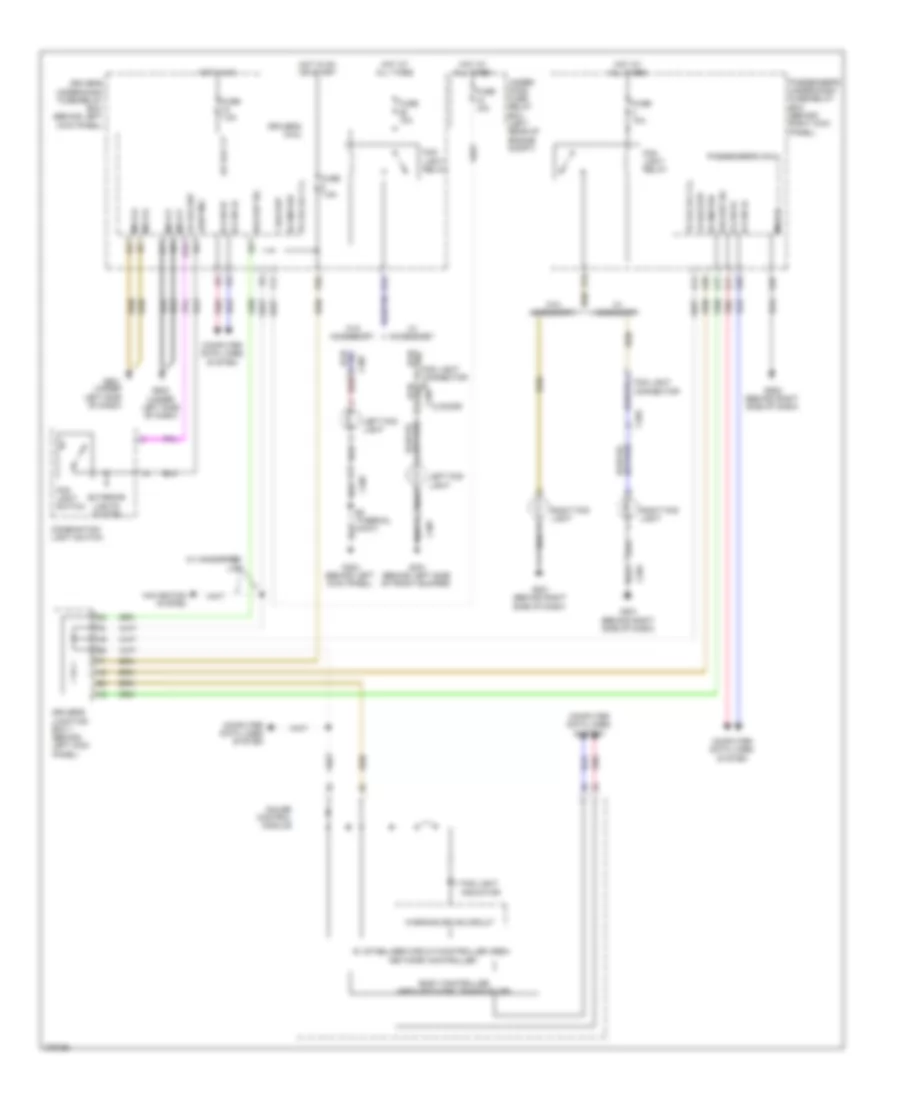 Fog Lamp Wiring Diagram, without Autolamps for Honda Accord SE 2012