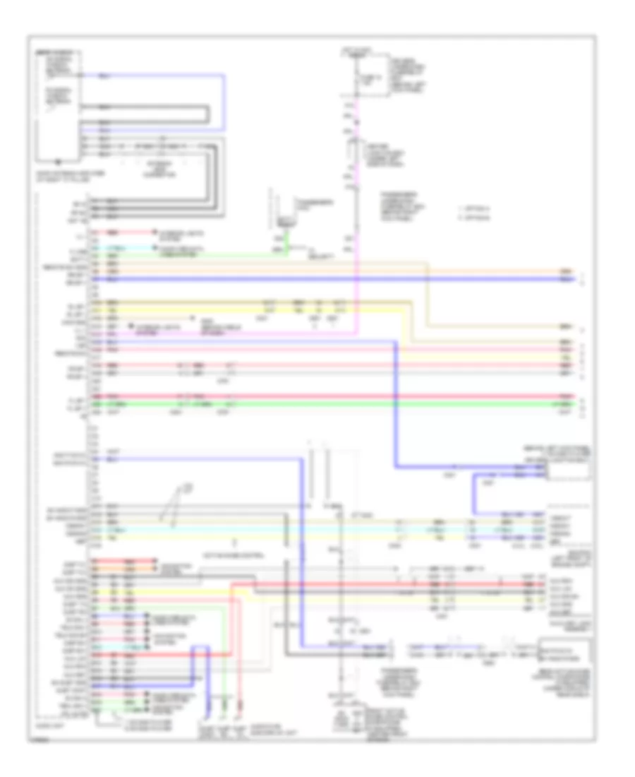 Base Radio Wiring Diagram 1 of 3 for Honda Accord SE 2012