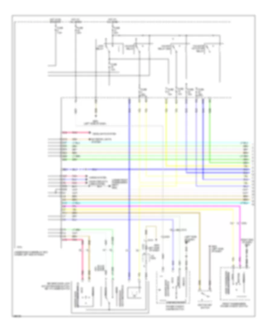 Forced Entry Wiring Diagram, Hybrid (1 of 2) for Honda Civic Natural Gas 2013