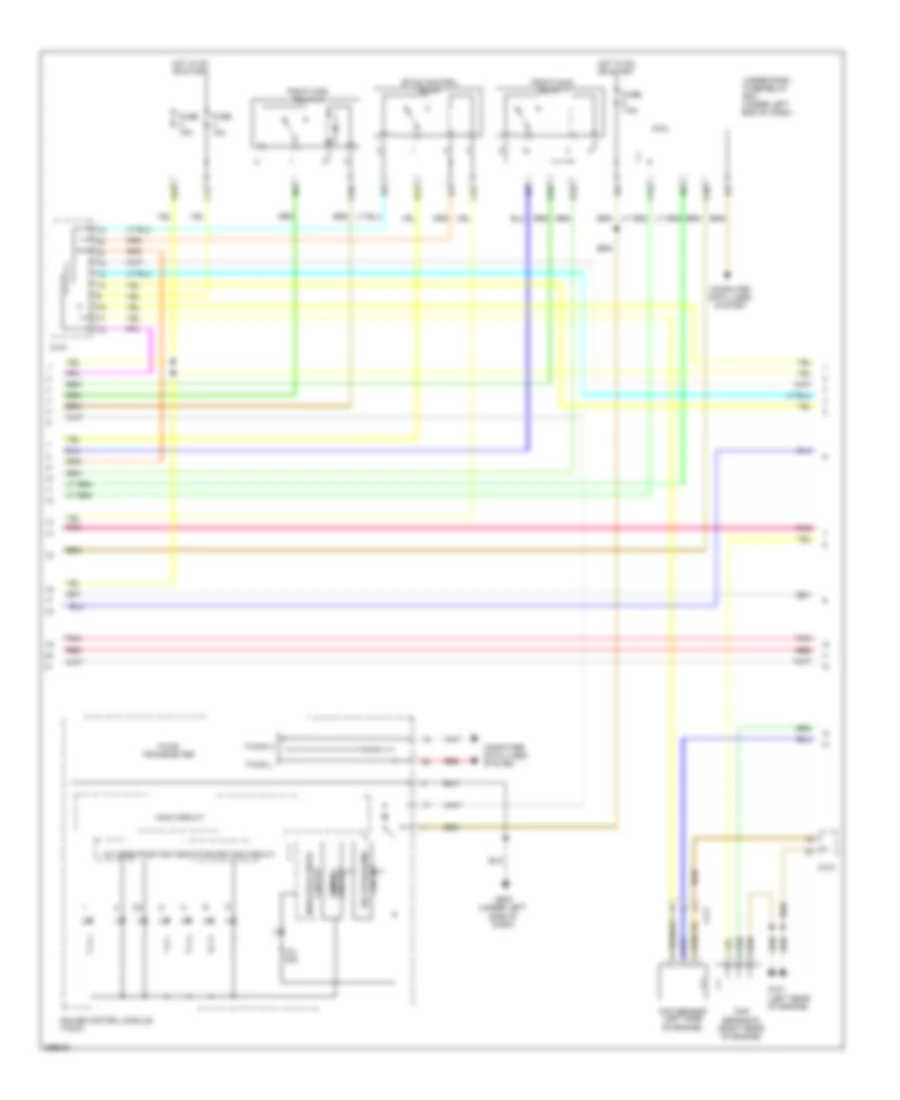 2.4L, Engine Performance Wiring Diagram (4 of 5) for Honda Civic Natural Gas 2013