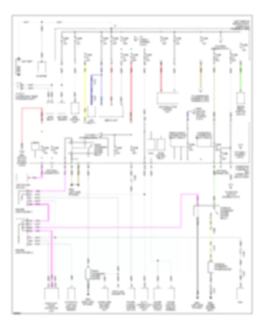 Power Distribution Wiring Diagram, Hybrid (1 of 5) for Honda Civic Natural Gas 2013