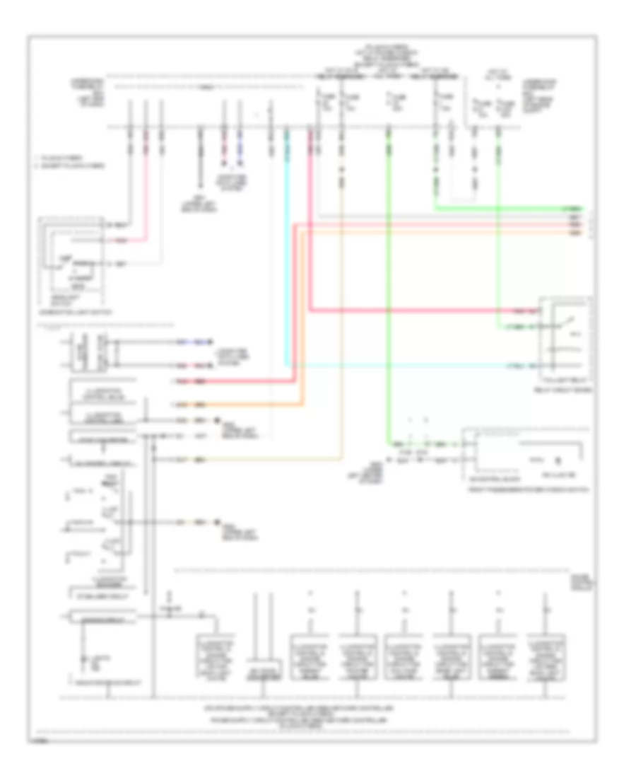 Instrument Illumination Wiring Diagram Hybrid 1 of 3 for Honda Accord Touring 2014