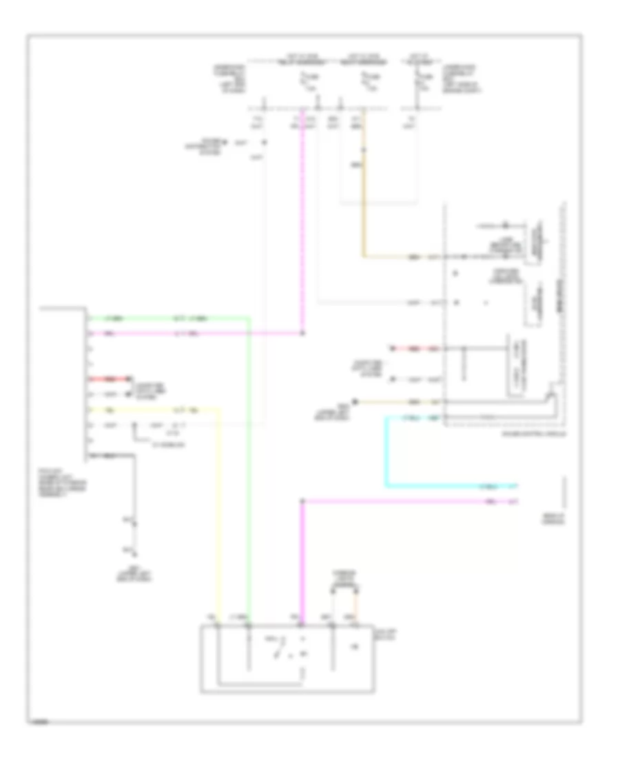 Lane Departure Warning Wiring Diagram Except Hybrid for Honda Accord Touring 2014