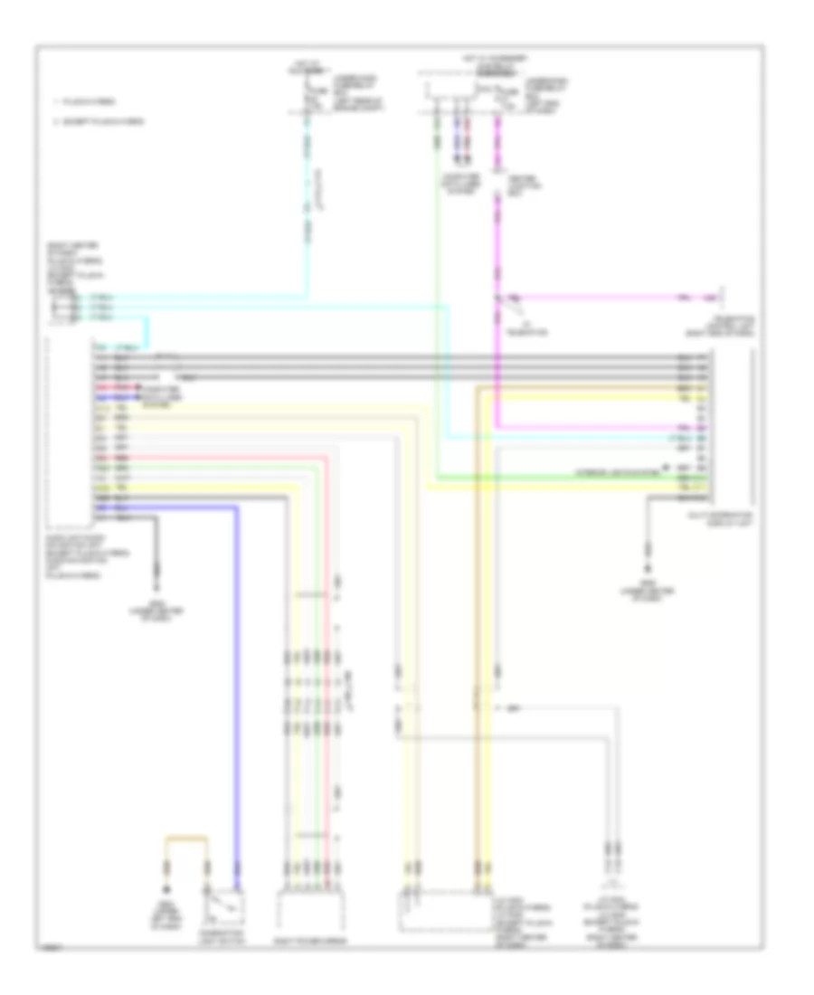 Lane Watch Camera Wiring Diagram, Hybrid for Honda Accord Touring 2014