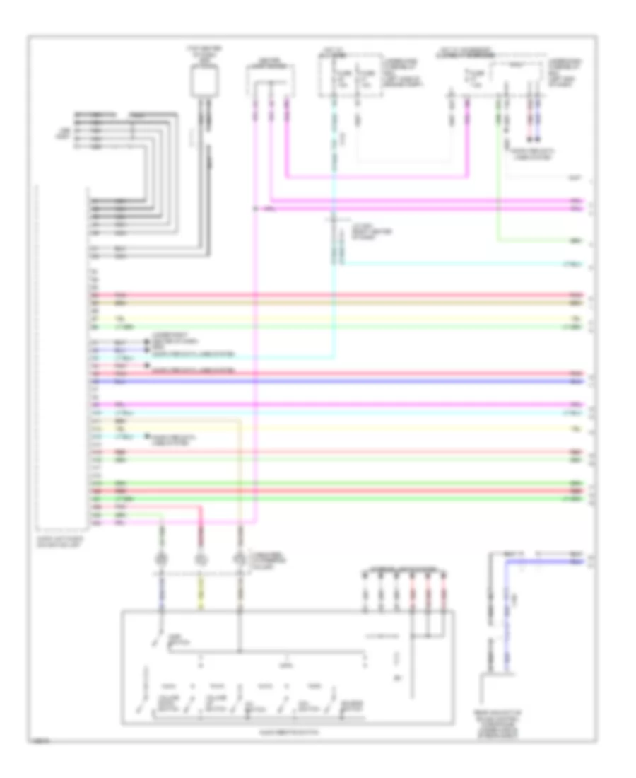 Navigation Wiring Diagram, Except Hybrid (1 of 5) for Honda Accord Touring 2014