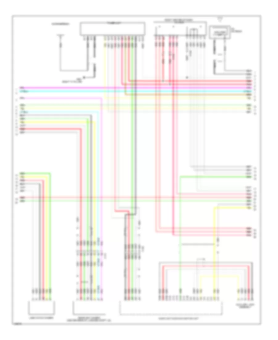 Navigation Wiring Diagram, Except Hybrid (4 of 5) for Honda Accord Touring 2014